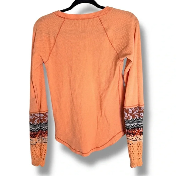 Free People Mix Cuff Thermal Desert Orange Size Small - Picture 9 of 9